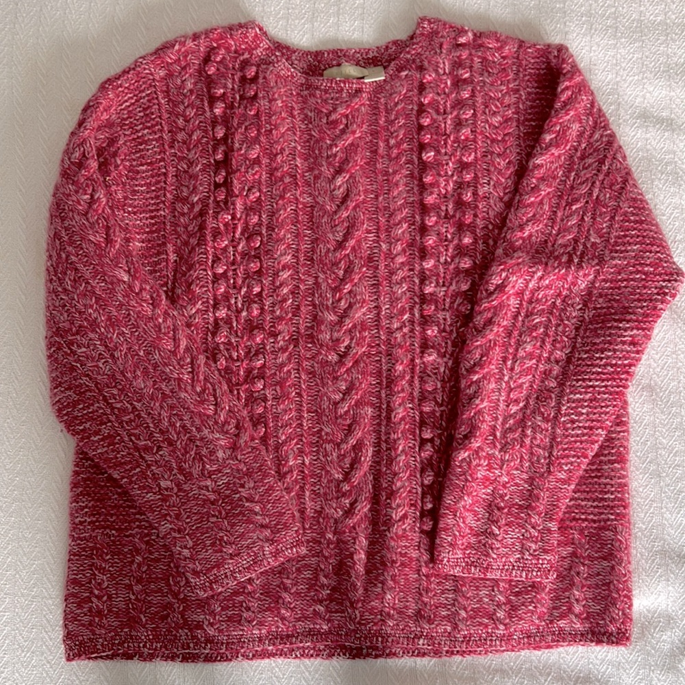So soft!  Heavyweight and snuggly cashmere sweater.